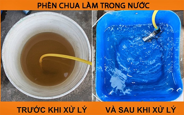 Chi phí xử lý nước giếng khoan bị vàng